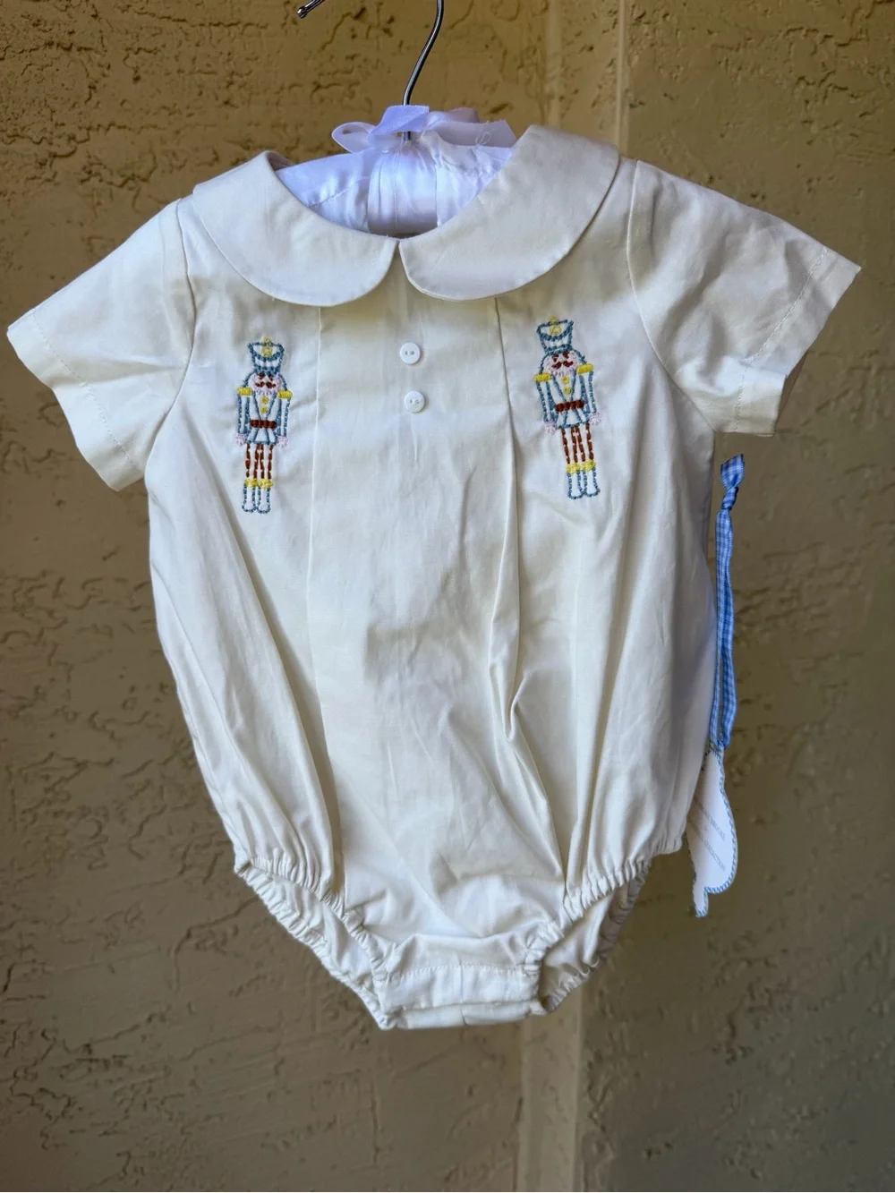 Edgehill Collection x The Broke Brooke Baby Boys Nutcracker One-Piece Romper 6M
